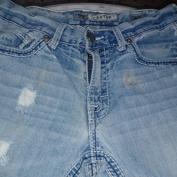 BKE Denim Men's Blue Jeans Carter 30S - Picture 2 of 7